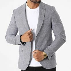 Bon marché 🛒 Veste Blazer CK-066 Bleu Marine de Armita 👏