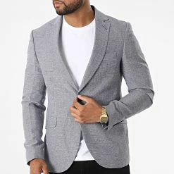 Bon marché 🛒 Veste Blazer CK-066 Bleu Marine de Armita 👏 -Armita Soldes 2022 armita 328941 CK 066 LIGHT NAVY BLUE 20220725T155841 03