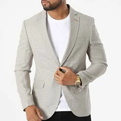 Sortie 🌟 Veste Blazer CK-066 Beige de Armita 🔔 -Armita Soldes 2022 armita 328943 CK 066 BEIGE 20220725T155857 03