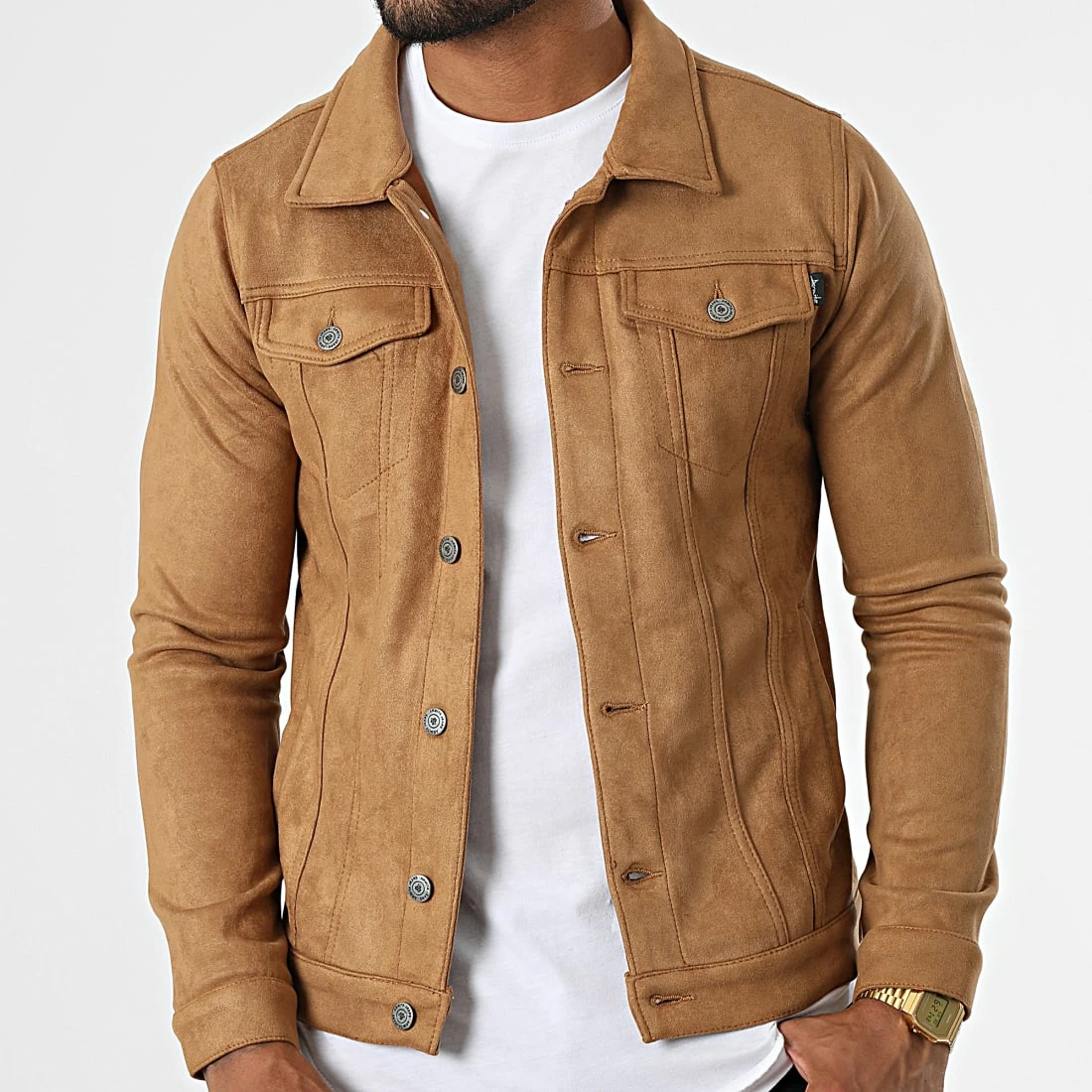 Grosses soldes 🎉 Veste Slim 3532 Camel de Armita 🛒 3 Grosses soldes 🎉 Veste Slim 3532 Camel de Armita 🛒 – Image 3