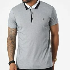 Meilleure affaire 👏 Polo Manches Courtes 570 Gris Chiné de Armita 🌟 -Armita Soldes 2022 armita 328965 POLO 570 GRIS 20220722T161510 03