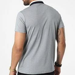 Meilleure affaire 👏 Polo Manches Courtes 570 Gris Chiné de Armita 🌟 -Armita Soldes 2022 armita 328965 POLO 570 GRIS 20220722T161511 04