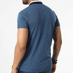 Acheter 🌟 Polo Manches Courtes 570 Bleu Chiné de Armita 😉 -Armita Soldes 2022 armita 328968 POLO 570 INDIGO 20220722T161259 04