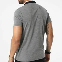 Coupon ✨ Polo Manches Courtes 570 Noir Chiné de Armita 🥰 -Armita Soldes 2022 armita 328975 POLO 570 BLACK 20220722T162453 04