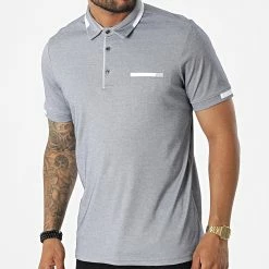 Tout neuf ⭐ Polo Manches Courtes 572 Bleu Marine Chiné de Armita 🤩