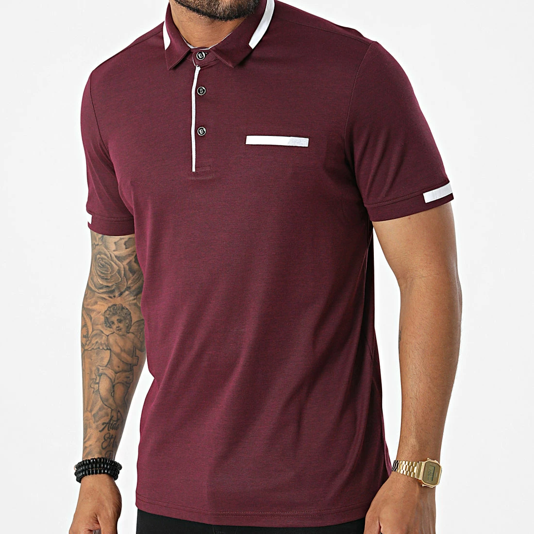 Tout neuf 🎁 Polo Manches Courtes 572 Bordeaux de Armita ⌛ 1 Tout neuf 🎁 Polo Manches Courtes 572 Bordeaux de Armita ⌛