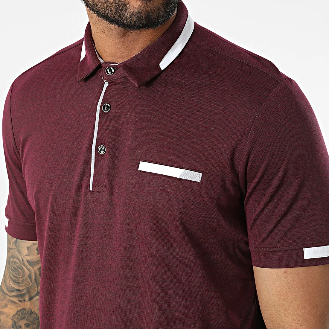 Tout neuf 🎁 Polo Manches Courtes 572 Bordeaux de Armita ⌛ 2 Tout neuf 🎁 Polo Manches Courtes 572 Bordeaux de Armita ⌛ – Image 2