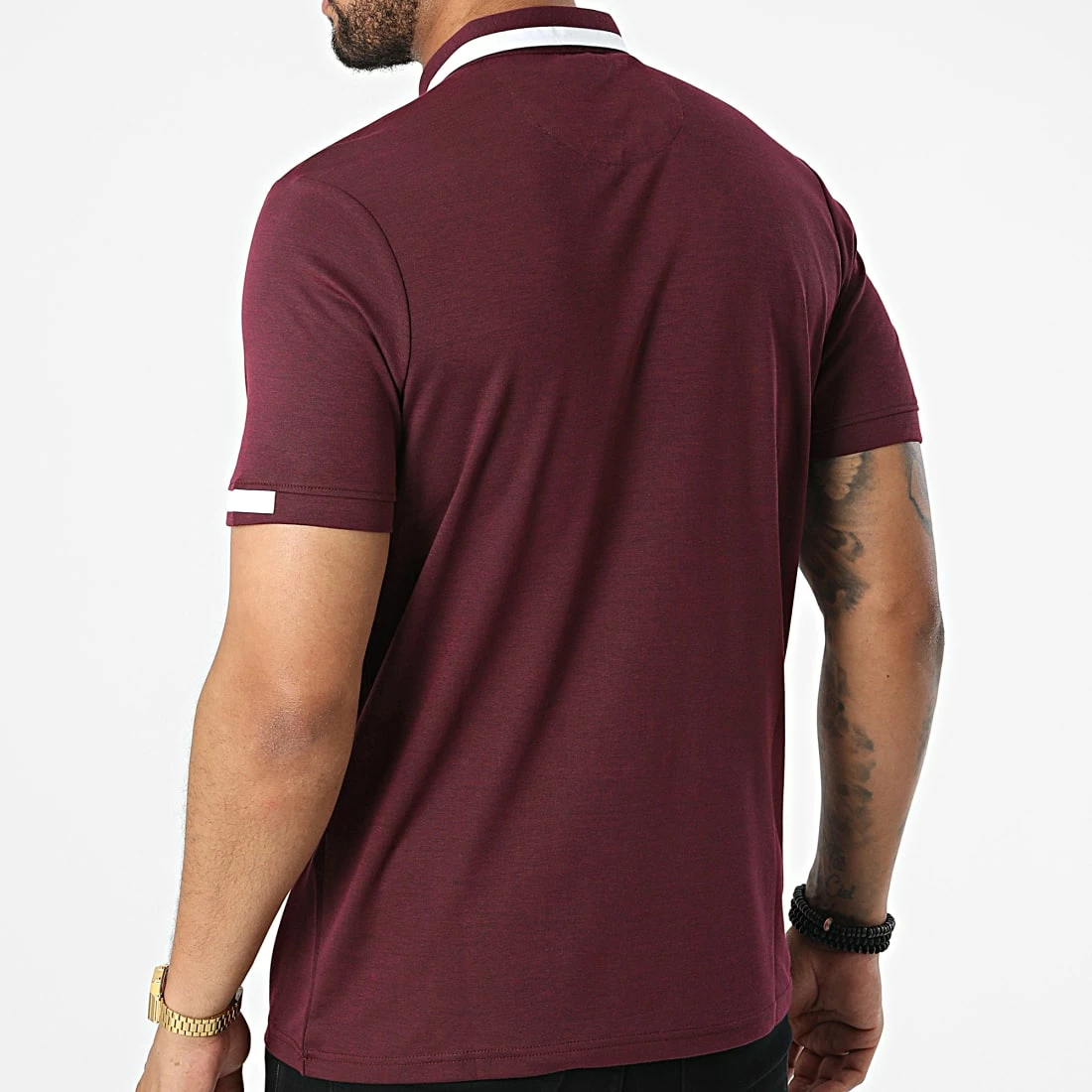 Tout neuf 🎁 Polo Manches Courtes 572 Bordeaux de Armita ⌛ 4 Tout neuf 🎁 Polo Manches Courtes 572 Bordeaux de Armita ⌛ – Image 4