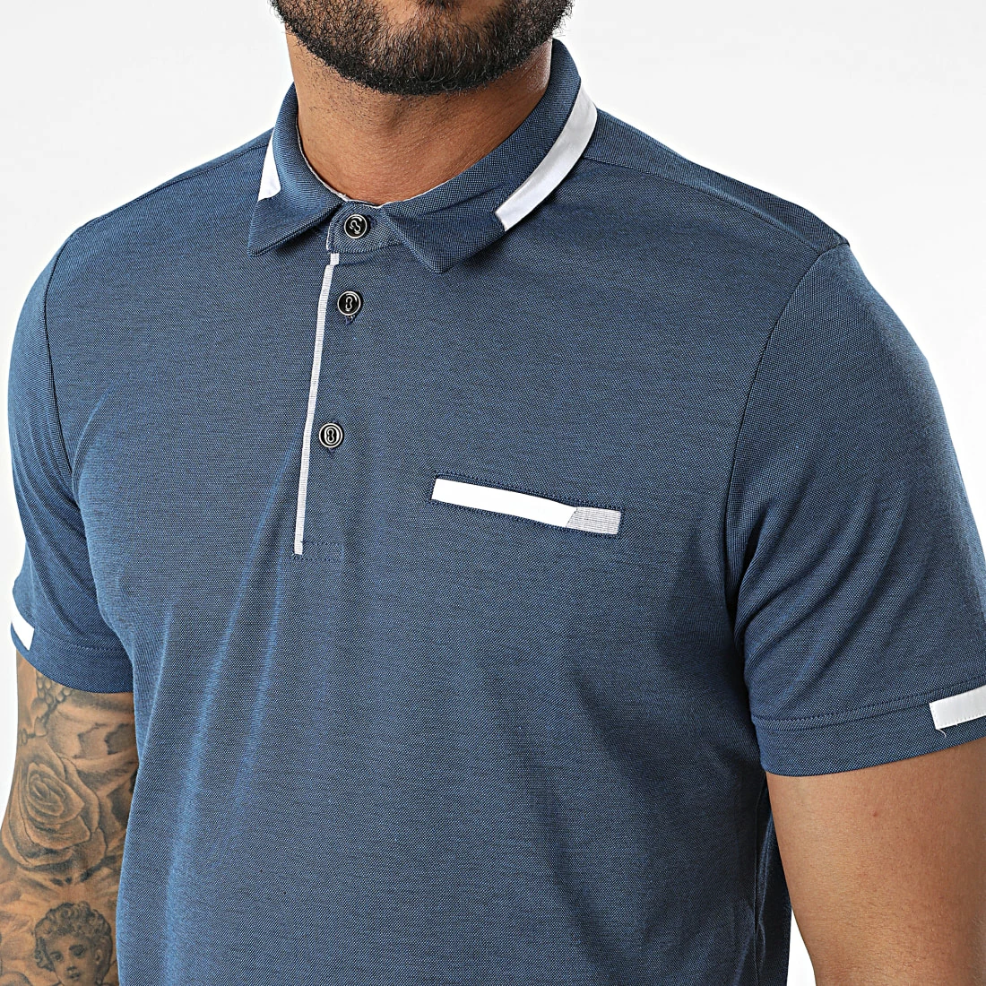 Coupon 😍 Polo Manches Courtes 572 Bleu Chiné de Armita 🧨 2 Coupon 😍 Polo Manches Courtes 572 Bleu Chiné de Armita 🧨 – Image 2