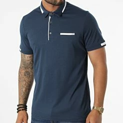 Le moins cher 🛒 Polo Manches Courtes 572 Bleu Marine de Armita ✨