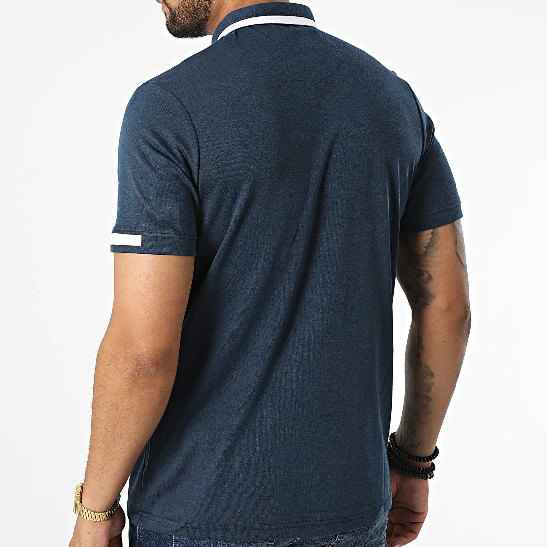 Le moins cher 🛒 Polo Manches Courtes 572 Bleu Marine de Armita ✨ 4 Le moins cher 🛒 Polo Manches Courtes 572 Bleu Marine de Armita ✨ – Image 4