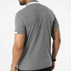 Meilleur prix 🌟 Polo Manches Courtes 572 Noir Chiné de Armita 🔥 -Armita Soldes 2022 armita 328995 POLO 572 BLACK 20220722T162438 04