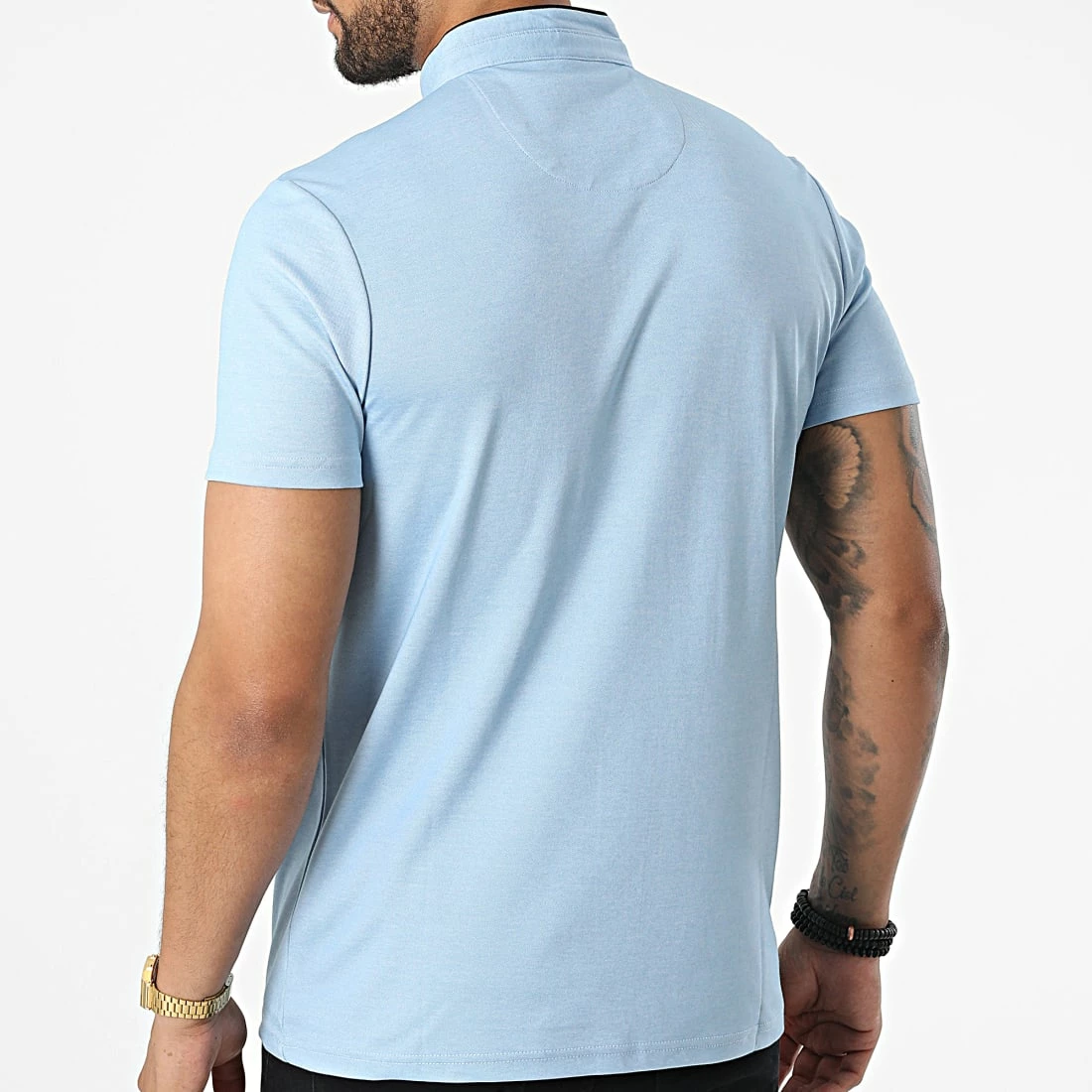 Meilleur prix 🛒 Polo Manches Courtes 571 Bleu Clair de Armita 🤩 4 Meilleur prix 🛒 Polo Manches Courtes 571 Bleu Clair de Armita 🤩 – Image 4