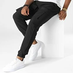 Le moins cher 🌟 Pantalon Cargo 7186 Noir de Armita ✨ -Armita Soldes 2022 armita 329045 7186 BLACK LOGO BLACK 20220726T154912 03