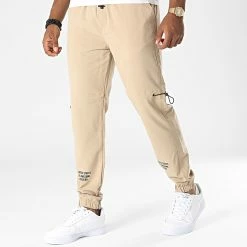 Grosses soldes 🎁 Pantalon Jogging 7169 Beige de Armita ⭐