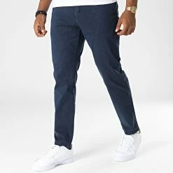 Meilleure affaire 😉 Pantalon Chino Slim PAK-442 Bleu Marine de Armita 🤩