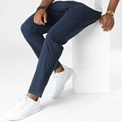 Meilleure affaire 😉 Pantalon Chino Slim PAK-442 Bleu Marine de Armita 🤩 -Armita Soldes 2022 armita 329063 PAK 442 NAVY 20220726T154927 03