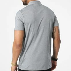 Nouveau 🌟 Polo Manches Courtes 571 Gris Chiné de Armita ⭐ -Armita Soldes 2022 armita 329082 POLO 571 GRIS 20220722T161527 04