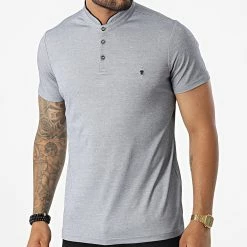 Acheter ⭐ Polo Manches Courtes 571 Bleu Marine Chiné de Armita 👍