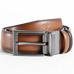 Sortie 💯 Ceinture Réversible CC-6127 Noir Marron de Armita 🔔 -Armita Soldes 2022 armita 329167 CC 6127 BLACK COGNAC 20220729T143819 03