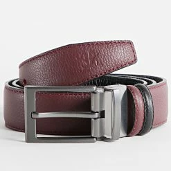 Tout neuf ⭐ Ceinture Réversible CC-6127 Noir Bordeaux de Armita 💯 -Armita Soldes 2022 armita 329168 CC 6127 BLACK BORDEAUX 20220729T160721 03