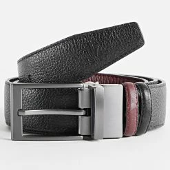 Tout neuf ⭐ Ceinture Réversible CC-6127 Noir Bordeaux de Armita 💯 -Armita Soldes 2022 armita 329168 CC 6127 BLACK BORDEAUX 20220729T160723 04