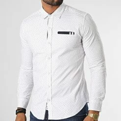 Les meilleures critiques de 😀 Chemise Manches Longues JCH-805 Blanc de Armita 🔔