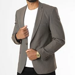 Meilleure vente ✔️ Veste Blazer F8009 Marron Chiné de Armita 🥰 -Armita Soldes 2022 armita 337319 T F8009 CAMEL 20220916T161220 03