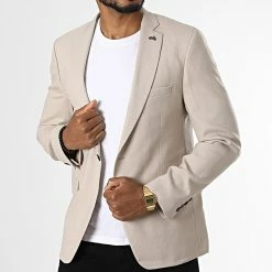 Meilleur prix ⌛ Veste Blazer F8009 Beige de Armita 🤩 -Armita Soldes 2022 armita 337323 T F8009 BEIGE 20220916T160842 03
