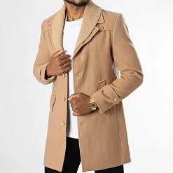 Offres 🛒 Manteau CAB034 Beige de Armita 🛒
