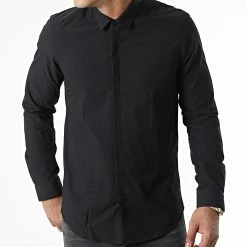 Bon marché ⭐ Chemise Manches Longues PCH-903 Noir de Armita 🤩 -Armita Soldes 2022 armita 337411 PCH 903 BLACK 20220920T152616 03