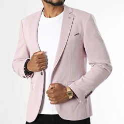 Sortie 😉 Veste Blazer B7065 Rose Chiné de Armita ⌛ -Armita Soldes 2022 armita 337438 M B7065 PINK 20220916T160818 03