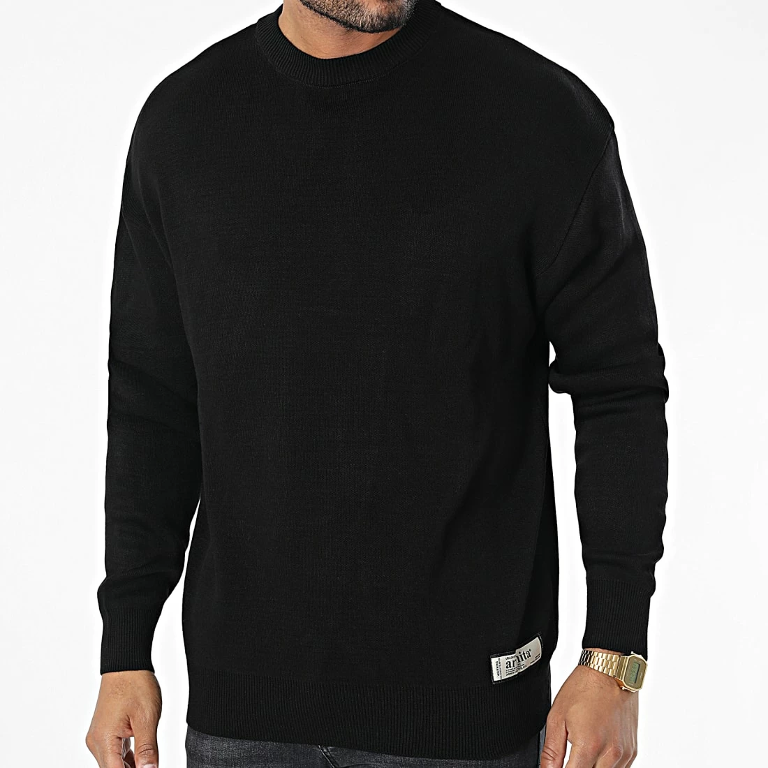 Nouveau 😉 Pull AVH-178 Noir de Armita ✔️ 3 Nouveau 😉 Pull AVH-178 Noir de Armita ✔️ – Image 3