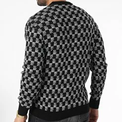 Vente flash 🛒 Pull AVH-181 Noir Gris de Armita ⭐ -Armita Soldes 2022 armita 338251 AVH 181 BLACK 20220922T154615 04