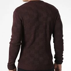 Meilleur prix ✨ Pull AVP-172 Bordeaux de Armita ✔️ -Armita Soldes 2022 armita 338416 AVP 172 BORDO 20220921T154747 04