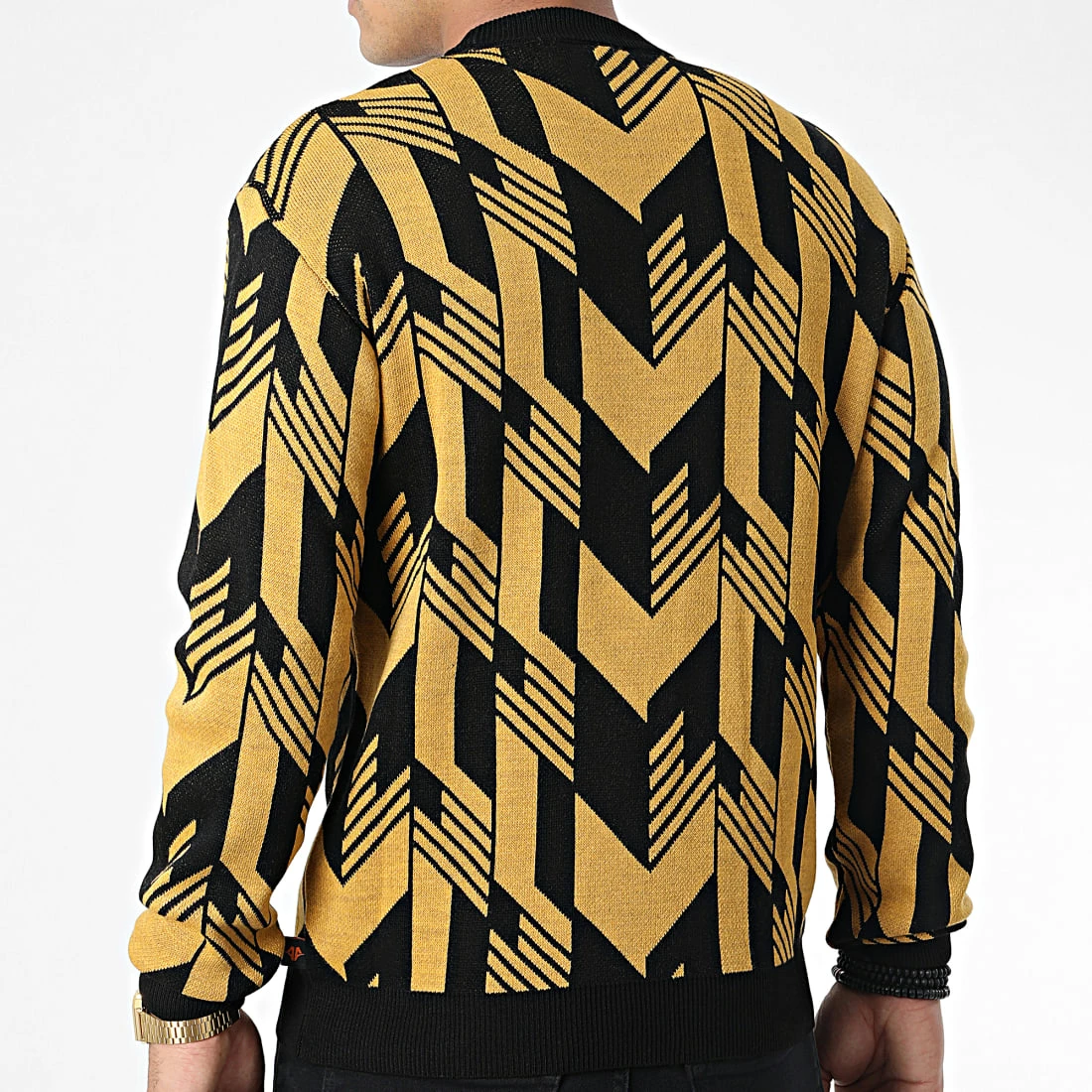 Budget đ Pull AVH-179 Jaune Noir de Armita â 4 Budget đ Pull AVH-179 Jaune Noir de Armita â â Image 4