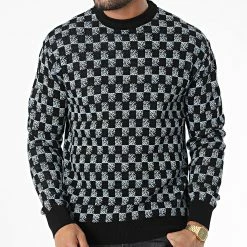 Meilleure affaire 🌟 Pull A Carreaux AVH-181 Bleu Noir de Armita 👏 -Armita Soldes 2022 armita 338537 AVH 181 MINT 20220922T154632 03