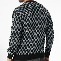 Meilleure affaire 🌟 Pull A Carreaux AVH-181 Bleu Noir de Armita 👏 -Armita Soldes 2022 armita 338537 AVH 181 MINT 20220922T154633 04