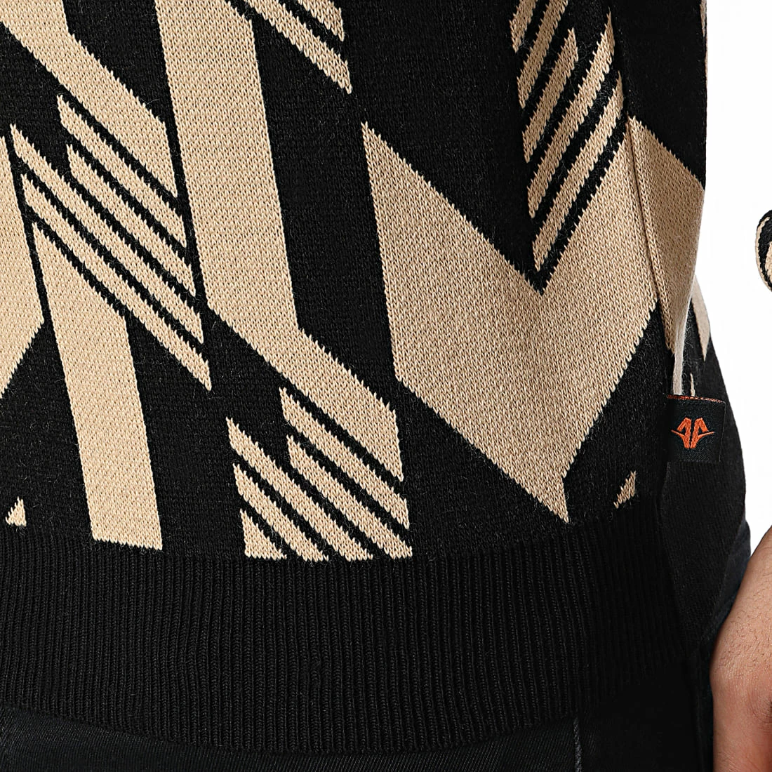 Meilleure vente 👏 Pull AVH-179 Beige Noir de Armita ✔️ 2 Meilleure vente 👏 Pull AVH-179 Beige Noir de Armita ✔️ – Image 2