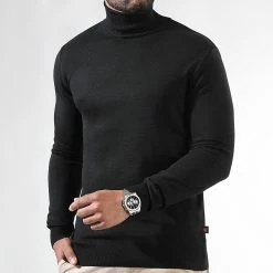 Le moins cher 🎁 Pull Col Roulé AVR-176 Noir de Armita 🔥