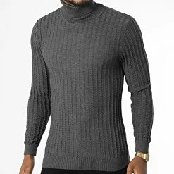 Top 10 ❤️ Pull Col Roulé APR-334 Gris Anthracite de Armita 😉