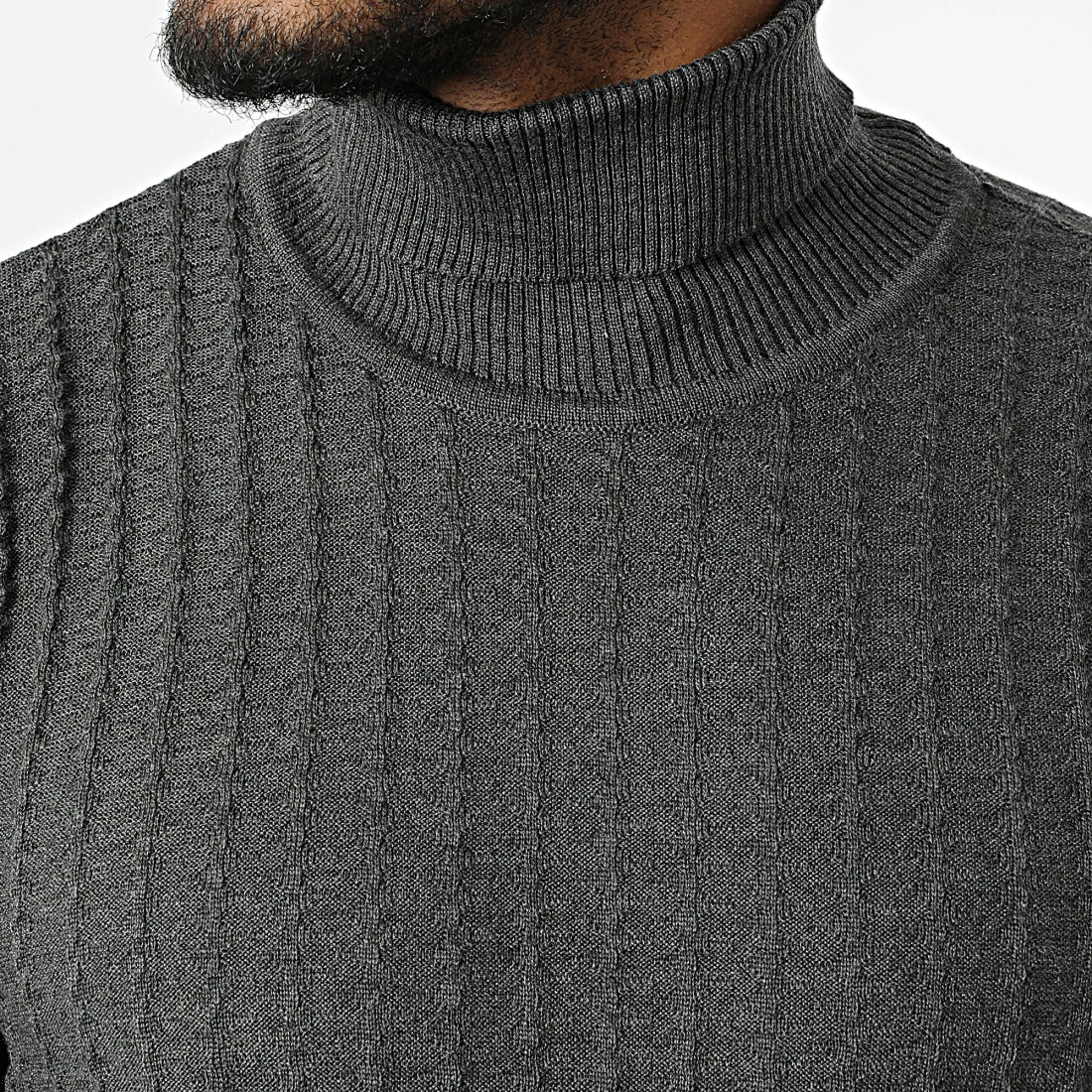 Top 10 ❤️ Pull Col Roulé APR-334 Gris Anthracite de Armita 😉 2 Top 10 ❤️ Pull Col Roulé APR-334 Gris Anthracite de Armita 😉 – Image 2