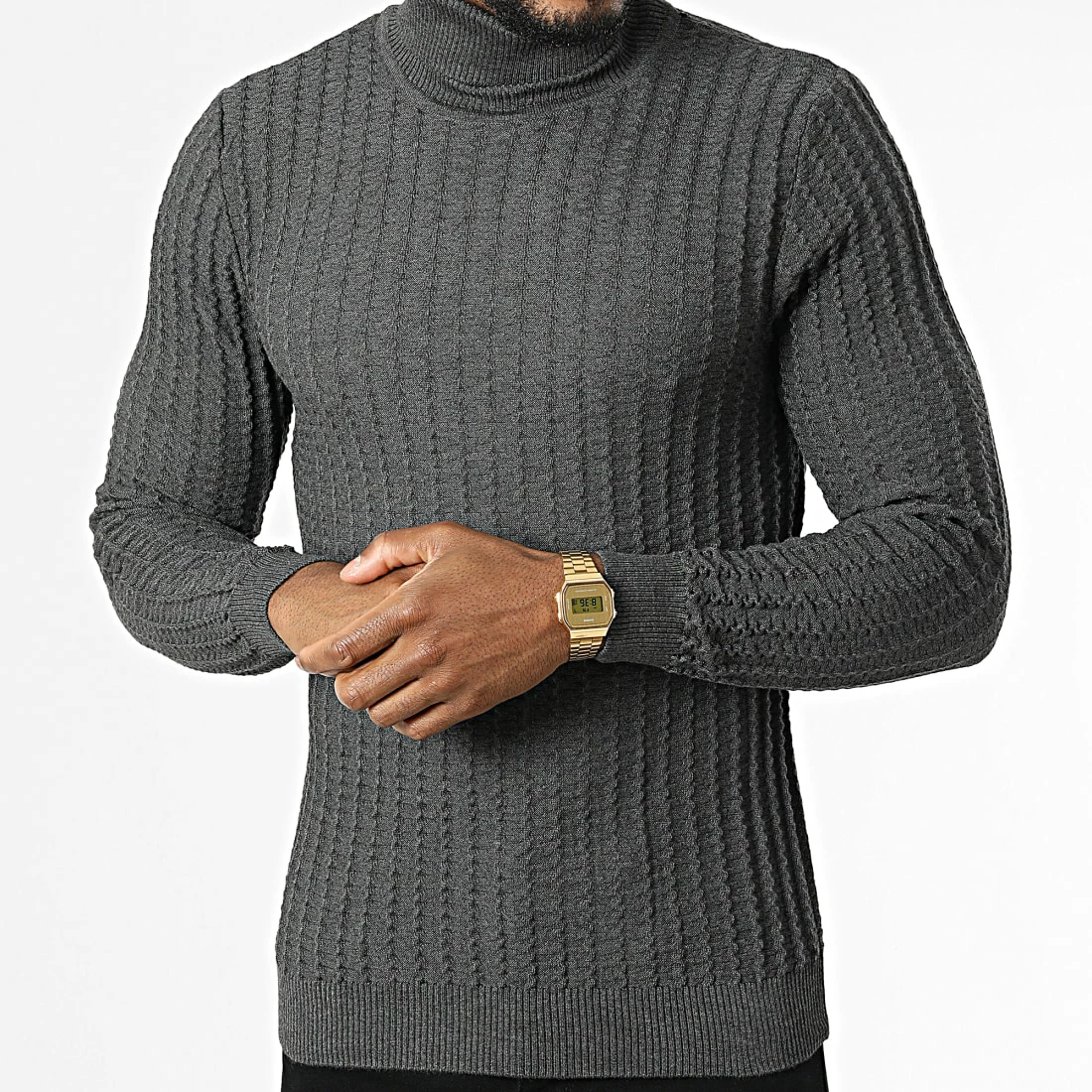 Top 10 ❤️ Pull Col Roulé APR-334 Gris Anthracite de Armita 😉 3 Top 10 ❤️ Pull Col Roulé APR-334 Gris Anthracite de Armita 😉 – Image 3