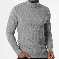 Grosses soldes ✨ Pull Col Roulé APR-334 Gris de Armita ⌛ -Armita Soldes 2022 armita 340515 APR 334 GREY 20220929T161242 03