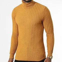 Bon marché 💯 Pull Col Roulé APR-334 Camel de Armita 🛒