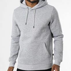 Bon marché ❤️ Sweat Capuche SWP-882 Gris Chiné de Armita 🎁