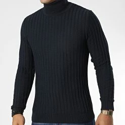 Meilleure affaire 🛒 Pull Col Roulé APR-334 Bleu Marine de Armita ✨