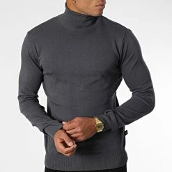 Le moins cher 👍 Pull Col Roulé AVR-176 Gris Anthracite de Armita 😀 -Armita Soldes 2022 armita 340543 AVR 176 ANTHRACITE 20221004T161006 03