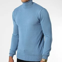 Meilleure affaire 👏 Pull Col Roulé AVR-176 Bleu Clair de Armita 🔔 -Armita Soldes 2022 armita 340548 AVR 176 INDIGO 20221004T161133 03