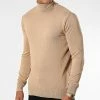 Remise 😍 Pull Col Roulé AVR-176 Beige Foncé de Armita 🔔